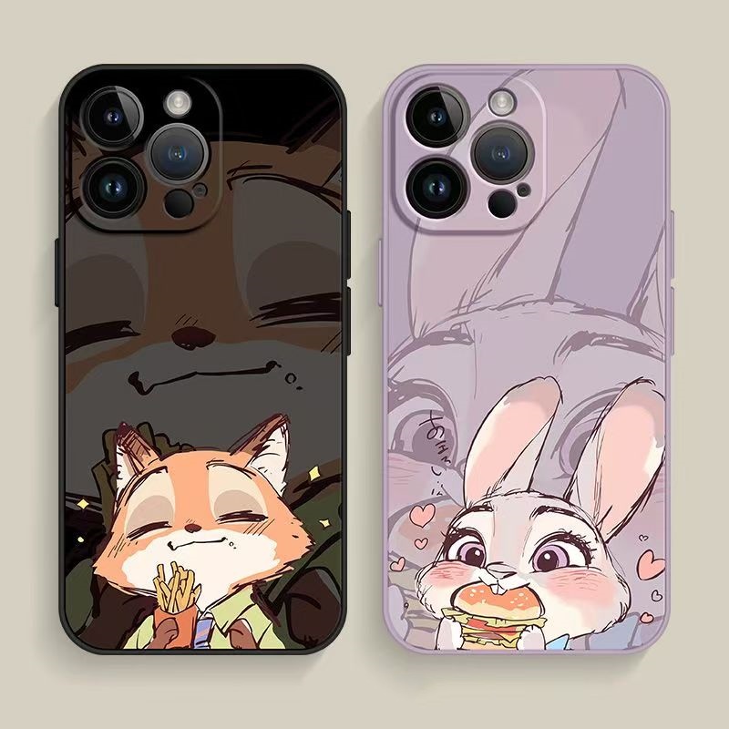 汉堡朱迪尼克创意可爱防摔保护套