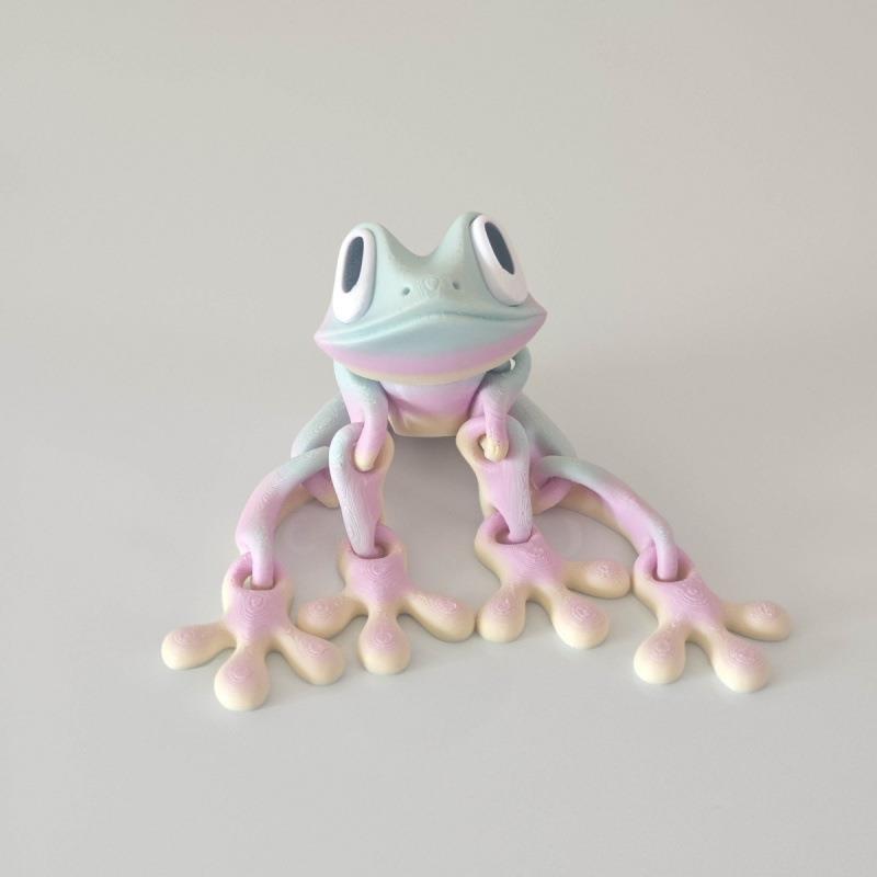 3D打印磁吸青蛙冰箱贴
