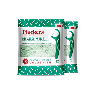 原装进口Plackers牙线超细薄荷味家庭装大包装便携牙签护理牙线棒