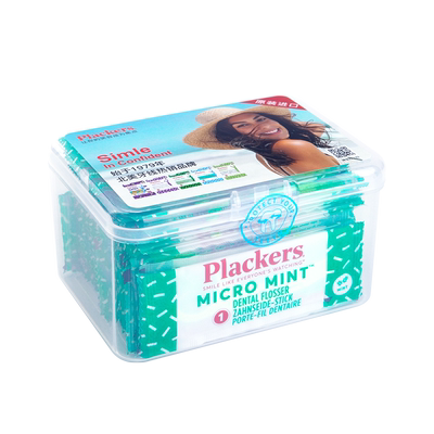 plackers牙线超细家庭装薄荷味
