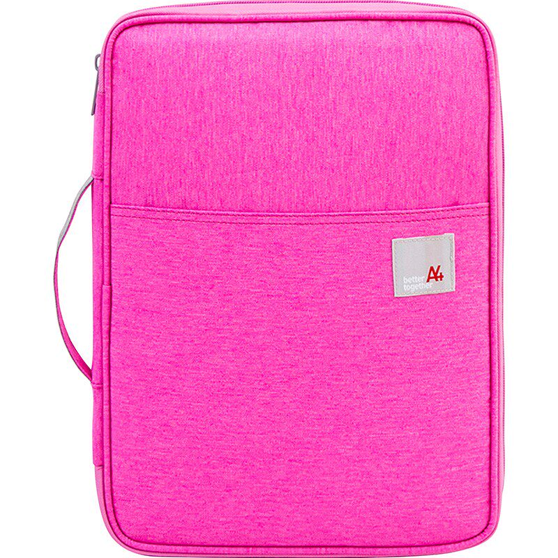 A4文件收纳包商务文件袋文件包资料袋帆布多Q功能包韩国多层男女