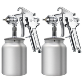 77底H漆汽车钣金家具乳胶气动漆喷枪 71高雾化油漆面漆喷漆枪