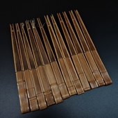 高档文玩空白宣纸折扇9.5寸老料玉竹12把花式 头U型扇骨工艺扇子