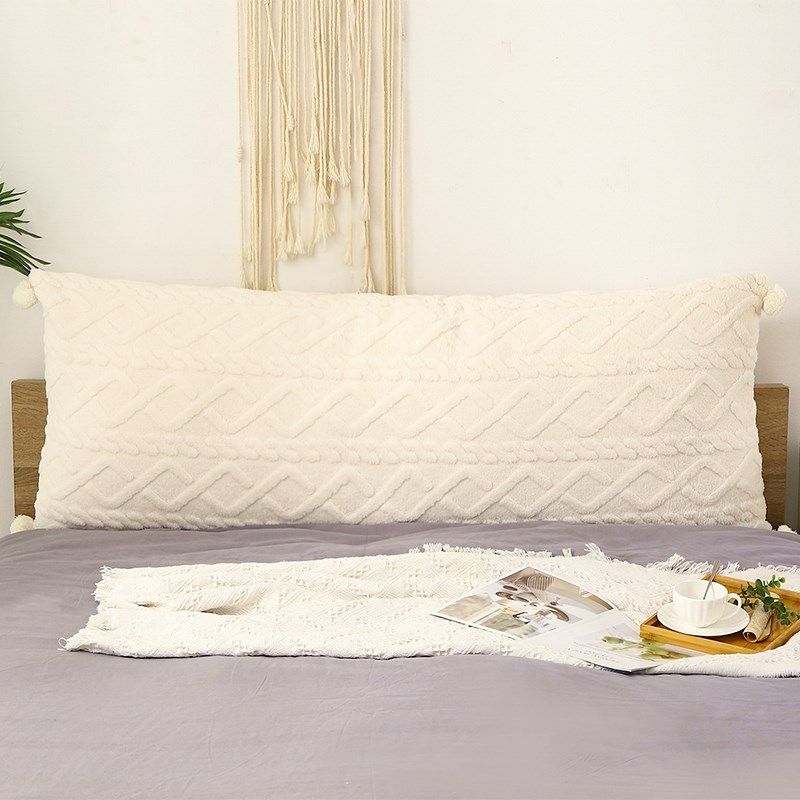 ins毛绒床头i靠垫大靠枕孕妇双人靠背枕头可拆洗儿童床榻榻米软包