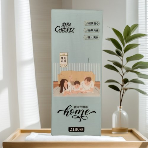 彩桐悬挂式抽纸家庭实惠装