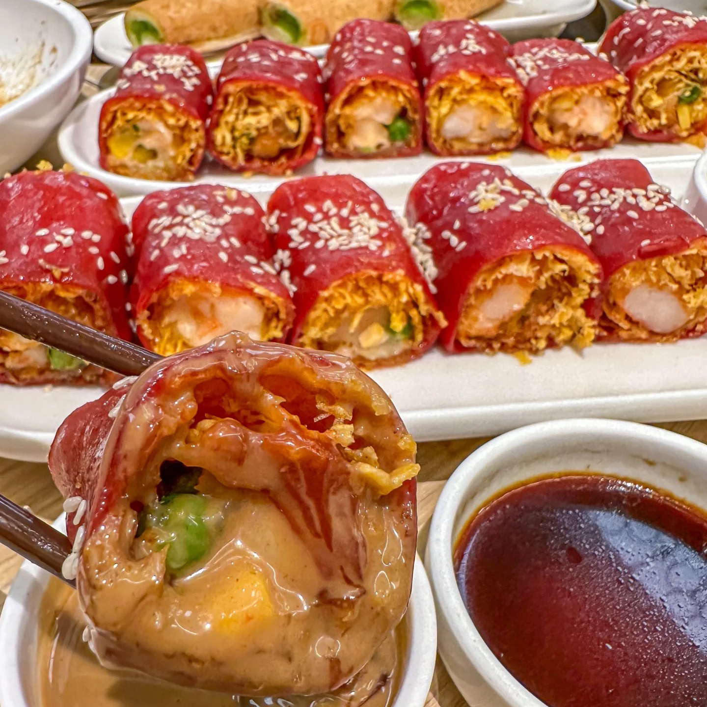 广式虾仁红米肠早餐营养食品