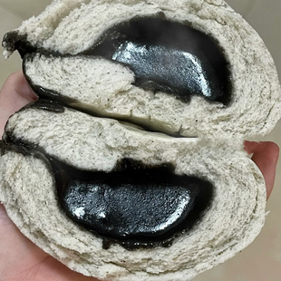 【爆浆流心】黑芝麻早茶包子半成品早餐加热即食儿童速食冷冻食品
