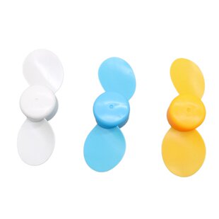 二叶软风扇叶76.9mm风叶2mm马达螺旋桨翼空气桨玩具配件模型CE70
