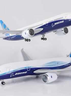 787原型机中国民航大学飞机模型礼盒伴手石硫磺防爆保护科幻冒