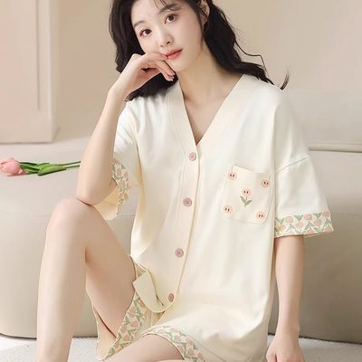 纯棉睡衣女款夏季2025新