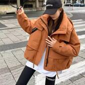 加肥加大300斤欧洲站设计感连帽冲锋衣工装 春秋拼接棒球服风衣潮