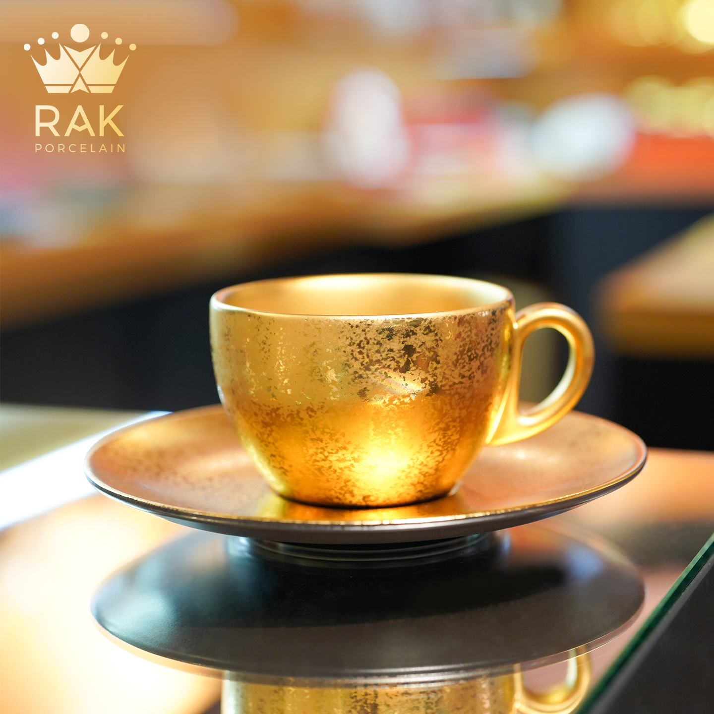 rak咖啡杯土豪金色欧式奢华茶具