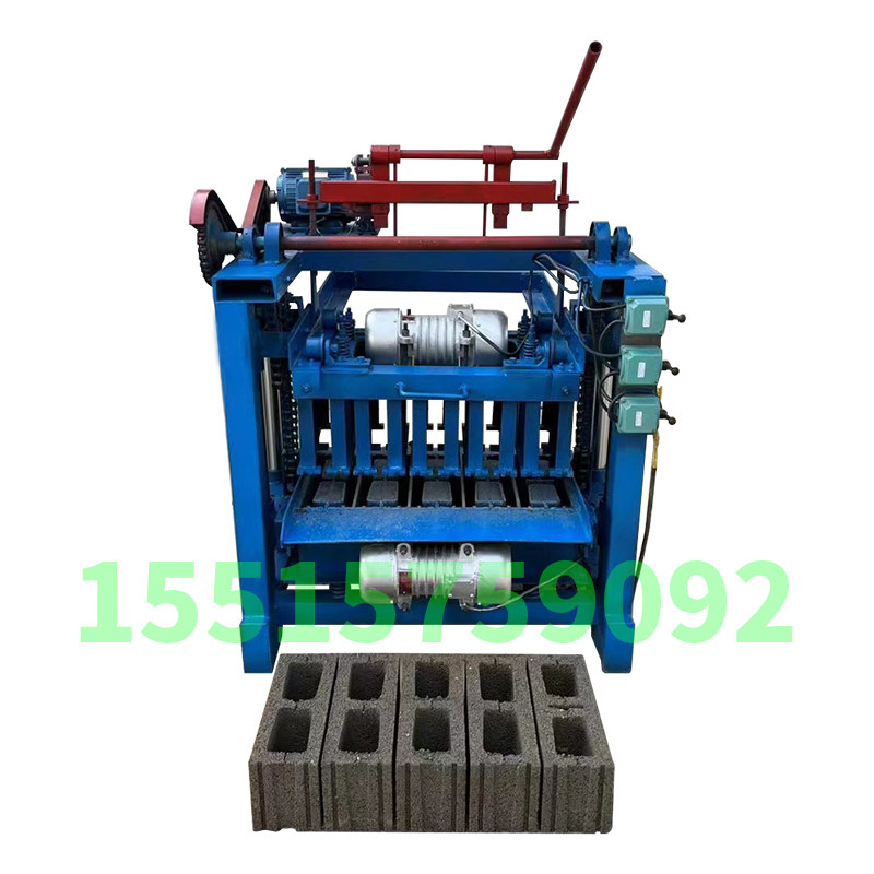 透水砖搅拌机混凝土 家用小型移动制砖机配件 空心水泥免烧砖机