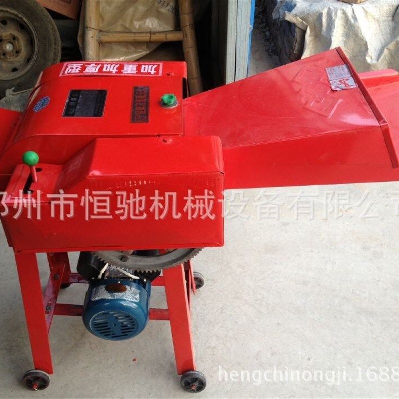 饲料铡草粉碎机/青贮稻棵铡草揉丝机/农用切草铡草机