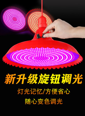 led调光灯调色红白光灯红黄光灯市场灯专用彩色照明灯超市照明灯