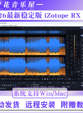 iZotope RX 12降噪人声伴奏中文版RX10去口水音效果器插件Win/Mac