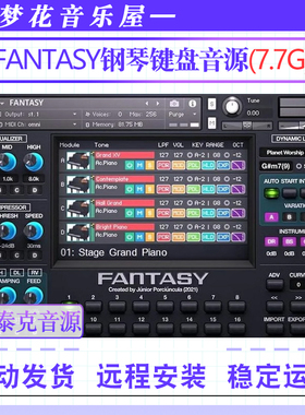 钢琴键盘音源Júnior Porciúncula FANTASY康泰克编曲标准音色库