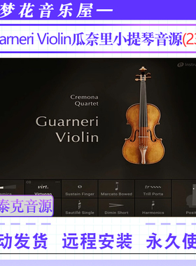 瓜奈里小提琴音色库-Guarneri Violin Kontakt康泰克弦乐编曲音源