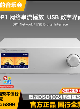 Yulong/钰龙DAART DP1流媒体网络播放器网播HiFi发烧USB转盘界面