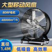 1.4米工业风扇移动式 体育馆车间通风趴地风扇工厂大风扇