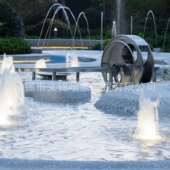 喷泉设备承接各式 户外波光泉跳泉喷泉光亮景观安装 设计施工