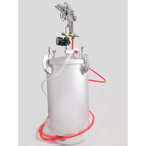 10L15L上下排两用水包砂多彩漆压力桶水包水仿石漆石感漆高压喷枪