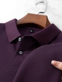 折扣净版 纯色高级短袖 T恤翻领常规高档男士 外贸原单断码 短袖 t恤