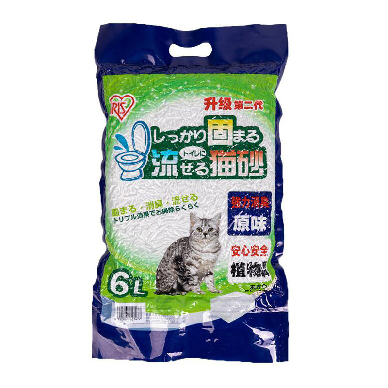 冲厕所猫砂团结除臭爱丽思豆腐砂