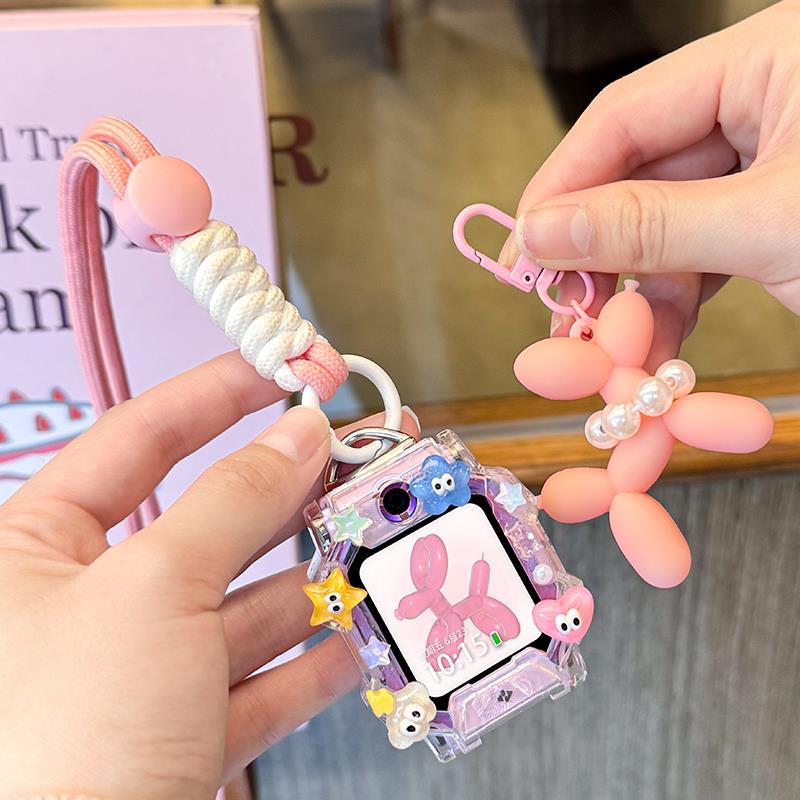 适用小天才电话手表表带Z10/Z9少年版z8a挂绳Z7S/z6A/z6pro气球小