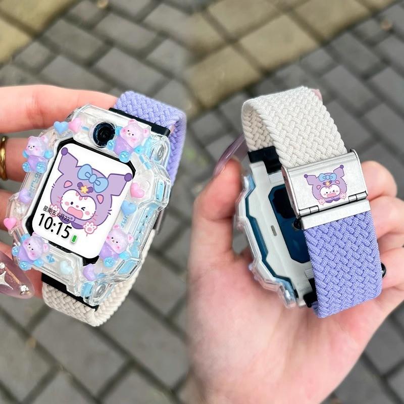 适用小天才W2227AC儿童手表Z10表带Z9可爱Z6A保护壳Z6S卡通D2腕带