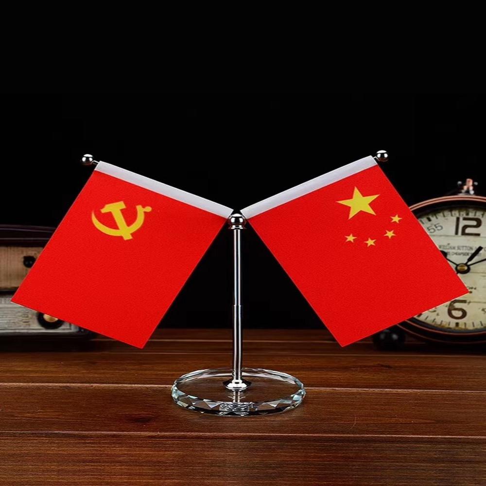 车载国旗摆件礼车挂车用装饰品