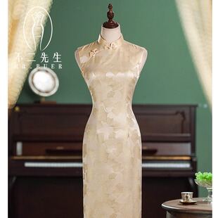 高端桑蚕丝旗袍2026新款女新中式真丝订婚结婚敬酒礼服裙高级感