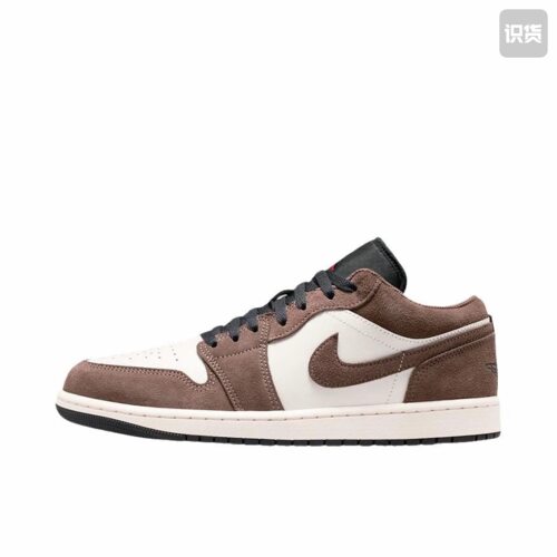 Air Jordan 1 Low AJ1白棕小摩卡男女低帮553558-200湖南M仓