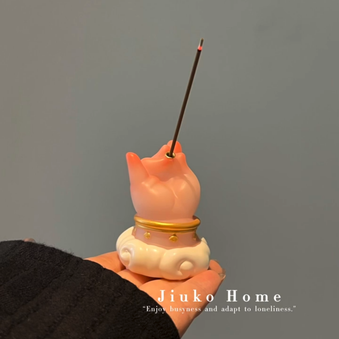 胖嘟嘟佛手香插香座室内