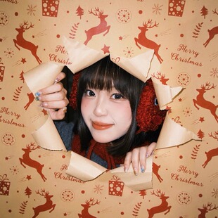 背景板打卡神器圣诞包装纸洞拍照出片道具圣诞节日氛围感装饰布置
