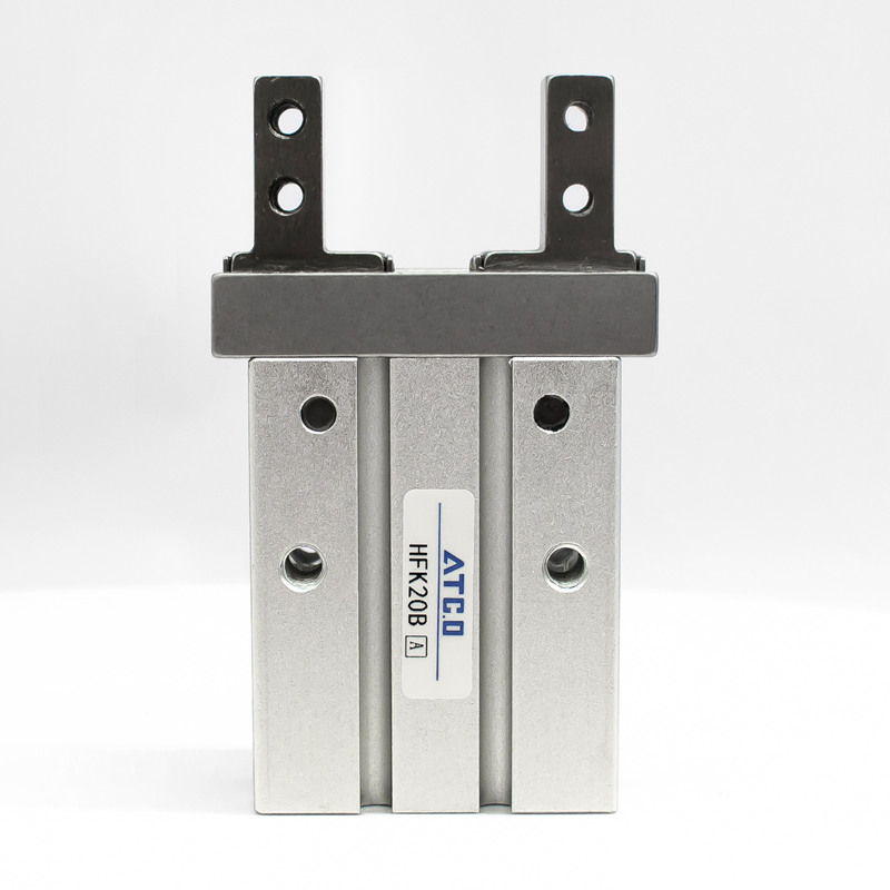 气动手指气缸HFZ HFK-6B 10B 16B 20B 25B 32B 40B侧面安装型夹具