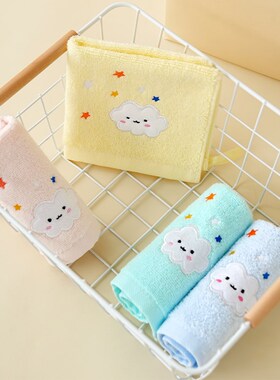 纯棉小毛巾 迷你25x25 儿童专用 洗脸方巾 全棉擦汗手帕 2024新款