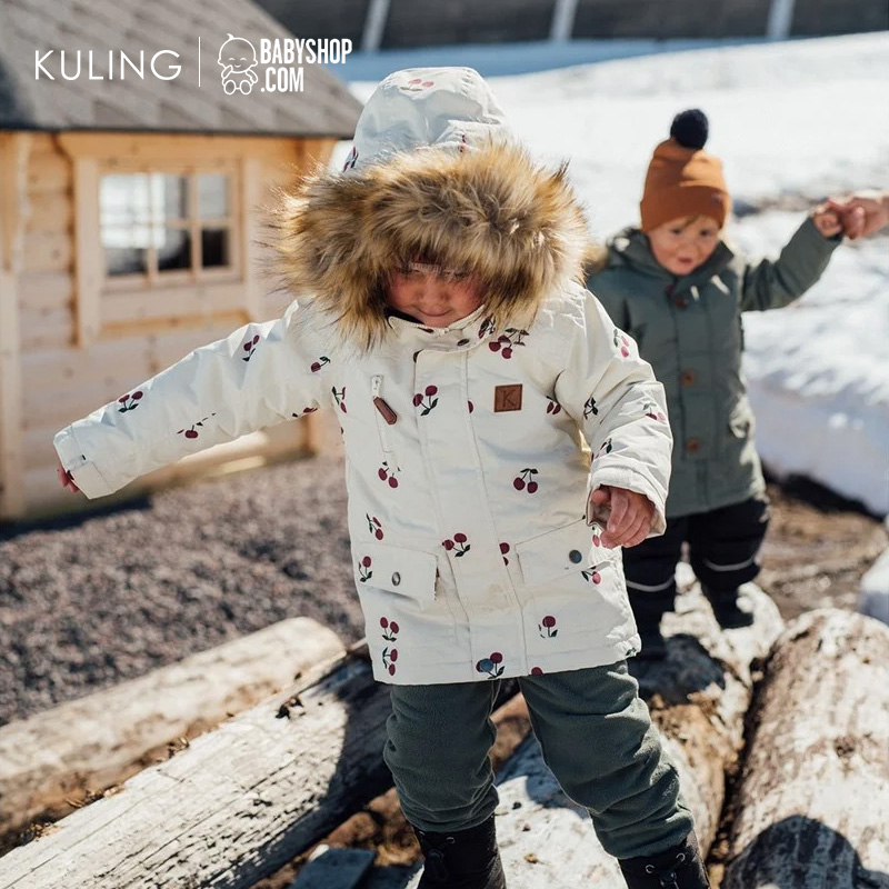 瑞典Kuling小樱桃儿童加厚外套中长款洋气公主风冬款保暖棉服女童|ruв категории Детская одежда, пальто/пиджак/пальто, пиджак/меха - от Buy2taobao.com для оказания профессиональной услуги покупки агента Taobao