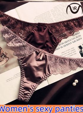 Sexy Women G-String Thong Lace Underwear Pantys Low-Waist