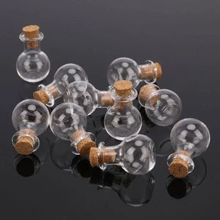 Bottles Miniature Potion Mini Glass Bottle Cork Pcs