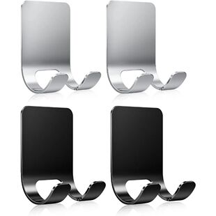 2PCS Shower Shaver Holder Self Adhesive Stainless Steel Heav