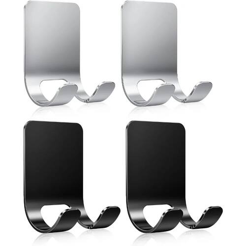 2PCS Shower Shaver Holder Self Adhesive Stainless Steel Heav