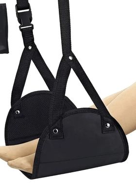 Portable Airplane Footrest - Adjustable Strap, Lightweight H