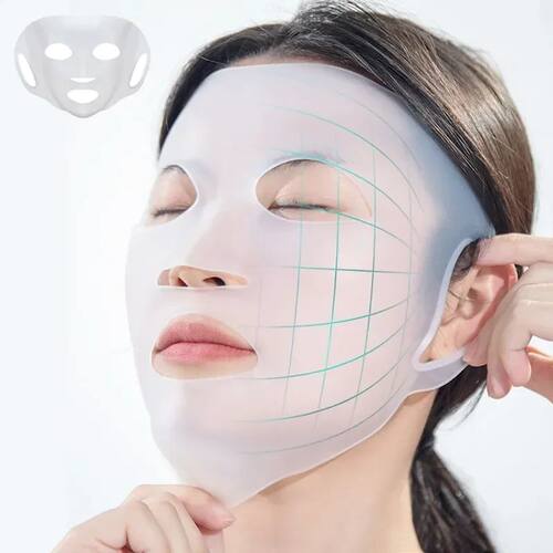 3D Silicone Mask Face Women Skin Care Tool Hanging Ear Face