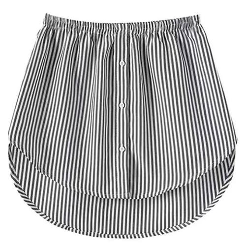 Black Skirt Spring Shirt Skirt Women Fake Hem Sweater Casual