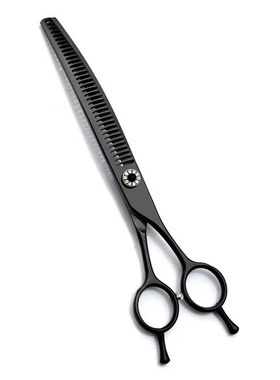 宠物剪刀7.5寸黑色弯鱼骨剪美容剪比熊泰迪博美狗狗美发工具