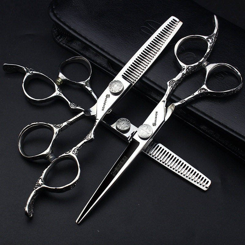 7寸美发剪刀平剪打薄牙剪无痕牙剪发型师专用剪