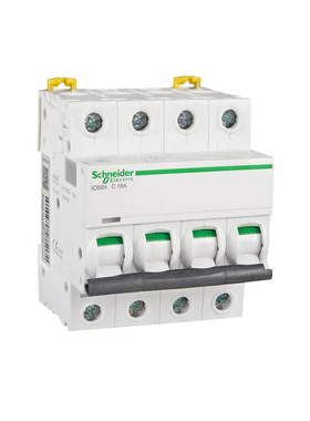 施耐德电气小型断路器 iC65H 4P C16A A9F28416