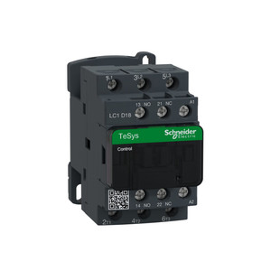 施耐德TeSysD交流接触器18A 1NO+1NC 220VAC 50/60Hz LC1D18M7C