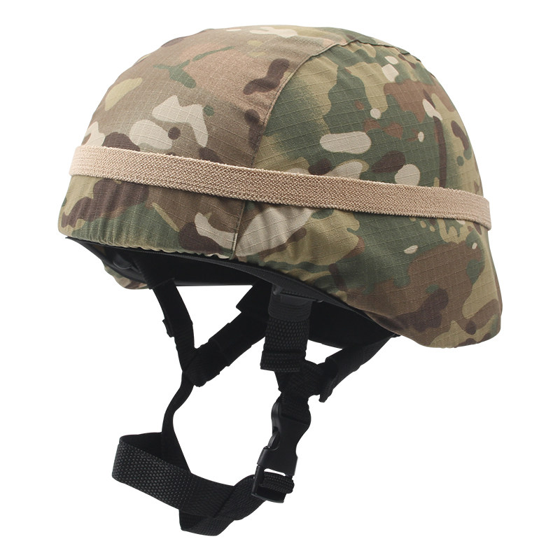 儿童迷彩战术盔吃鸡二级头灰户外cs野战射击骑行运动防撞防护头盔